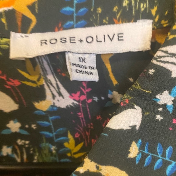 Animal Pattern Blouse - Picture 6 of 6